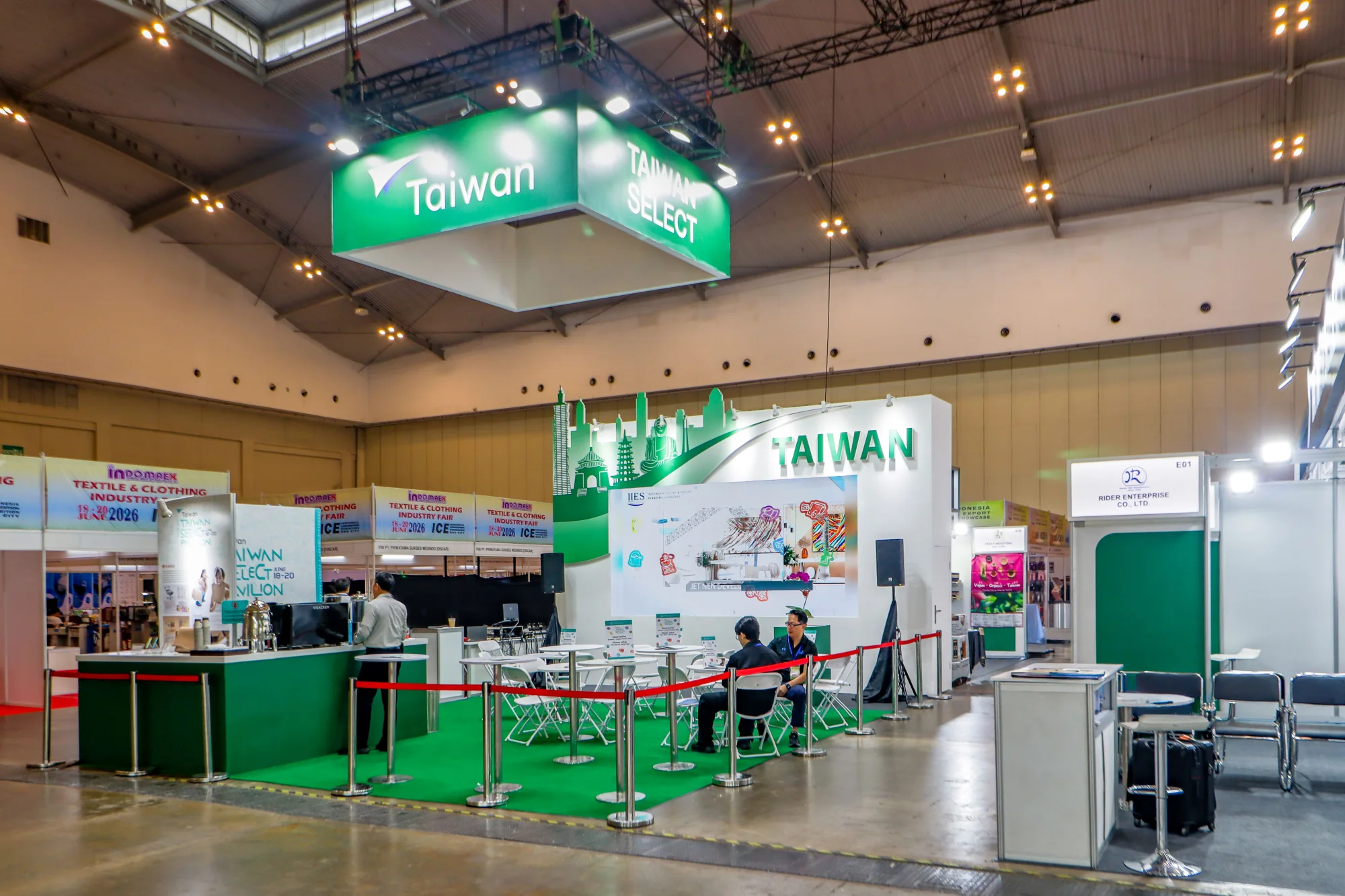 Taiwan Paviliun – INDOMAEX 2026 Angle 2